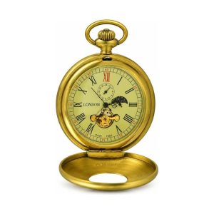 Doppelte Jäger-Taschenuhr aus Kupfer