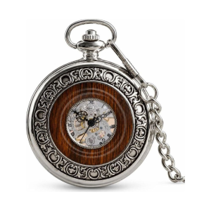Mechanische Skelett-Taschenuhr im Vintage-Stil
