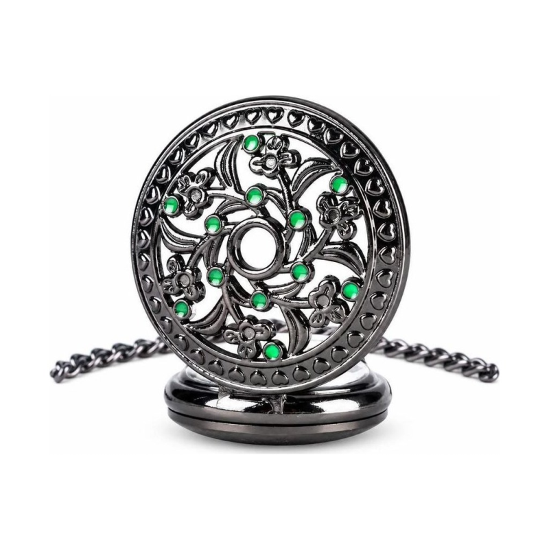 Mechanische Skelett-Taschenuhr mit Durchbruchgehäuse