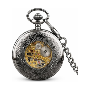 Mechanische Skelett-Taschenuhr mit Handaufzug
