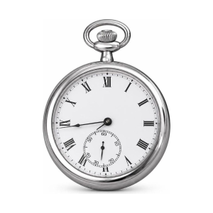 Mechanische Taschenuhr VIGOROSO aus Edelstahl