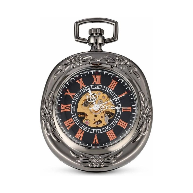 Quadratische Taschenuhr mit Handaufzug