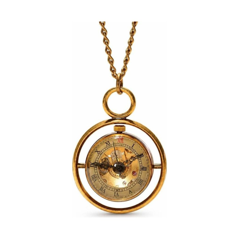Skelett-Taschenuhr aus Messing