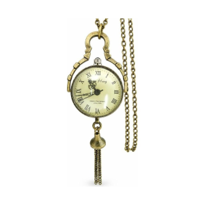 Steampunk-Taschenuhr aus Messing mit Handaufzug
