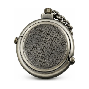 Steampunk-Taschenuhr mit schwarzem Zifferblatt